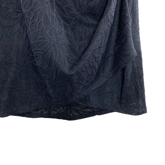 BCBGeneration BLACK Off Shoulder Ruffle Cocktail Lined Lace Dress Small S NEW - Picture 4 of 9